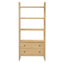 Load image into Gallery viewer, BERKELEY NORDIC OAK
Large Open Bookcase Quality Furniture Clearance Ltd
