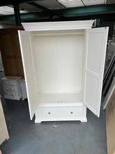 Load image into Gallery viewer, Chantilly warm white double wardrobe furniture delivered
