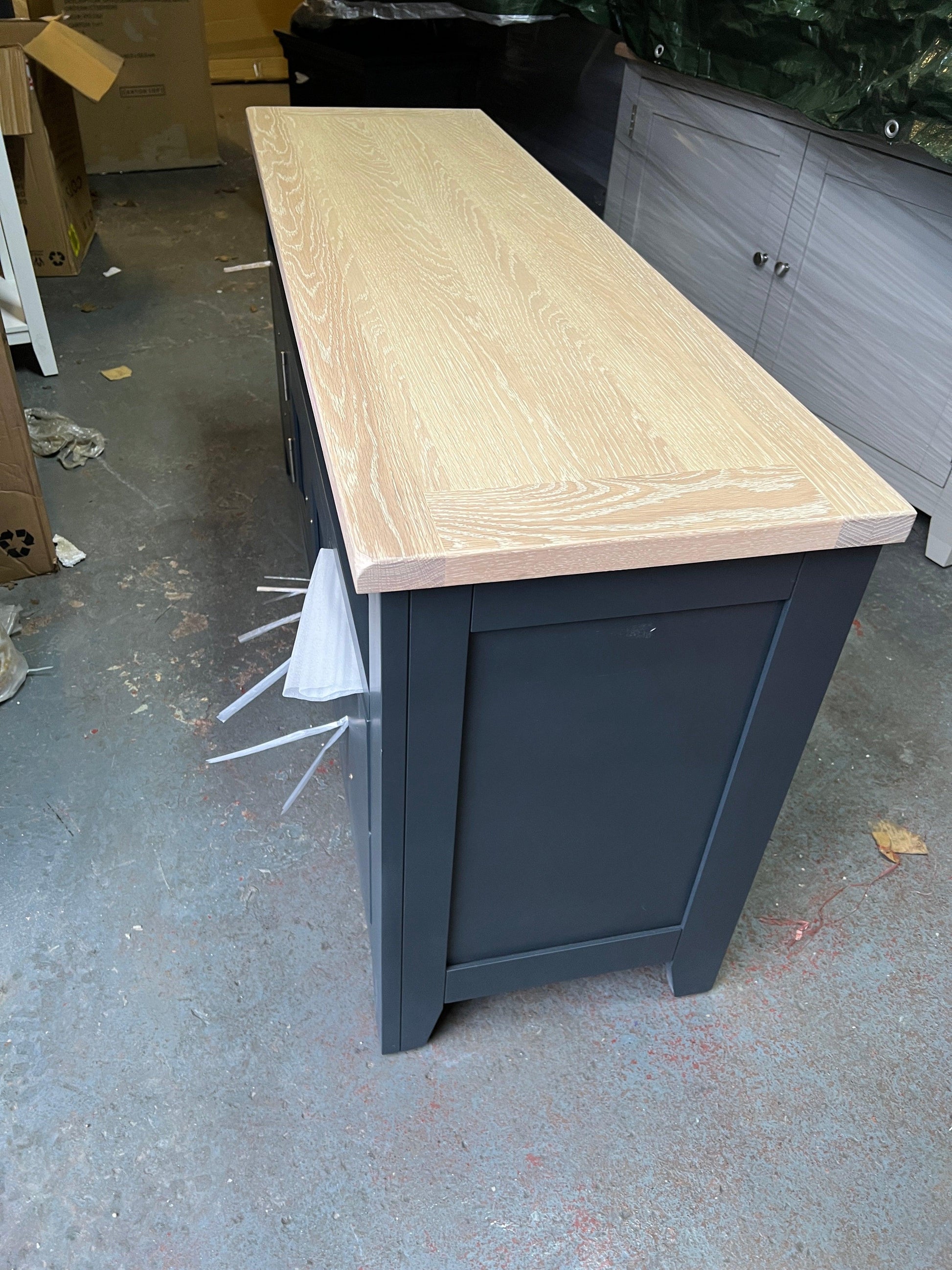 Chester Charcoal tv media unit Quality Furniture Clearance Ltd