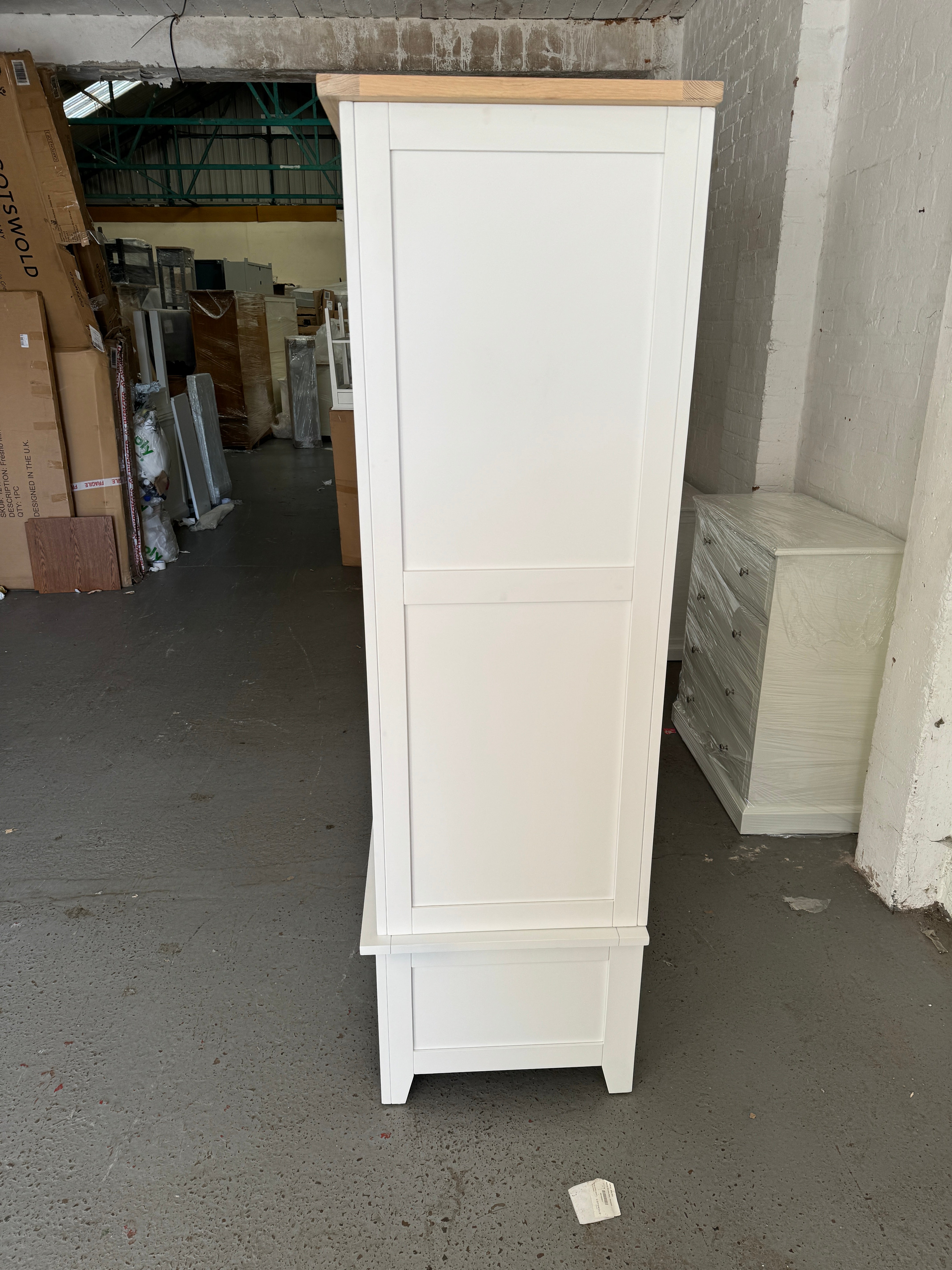 CHESTER PURE WHITE Four Door Wardrobe