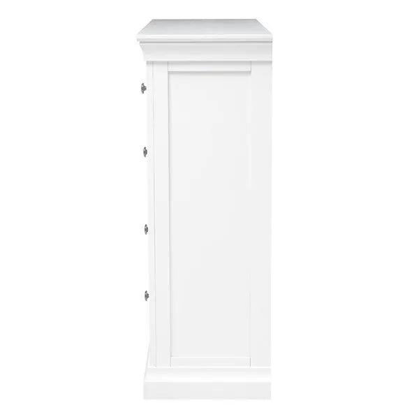CHANTILLY WARM WHITE 7 Drawer Chest Quality Furniture Clearance Ltd