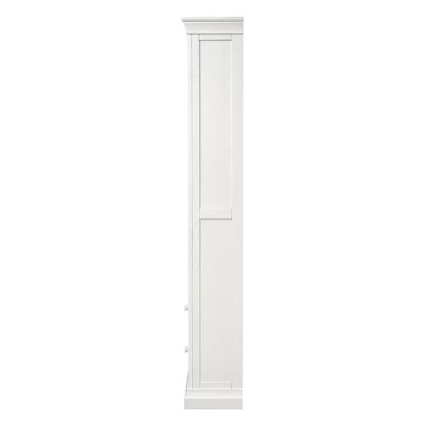 CHANTILLY WARM WHITE Large Bookcase Quality Furniture Clearance Ltd