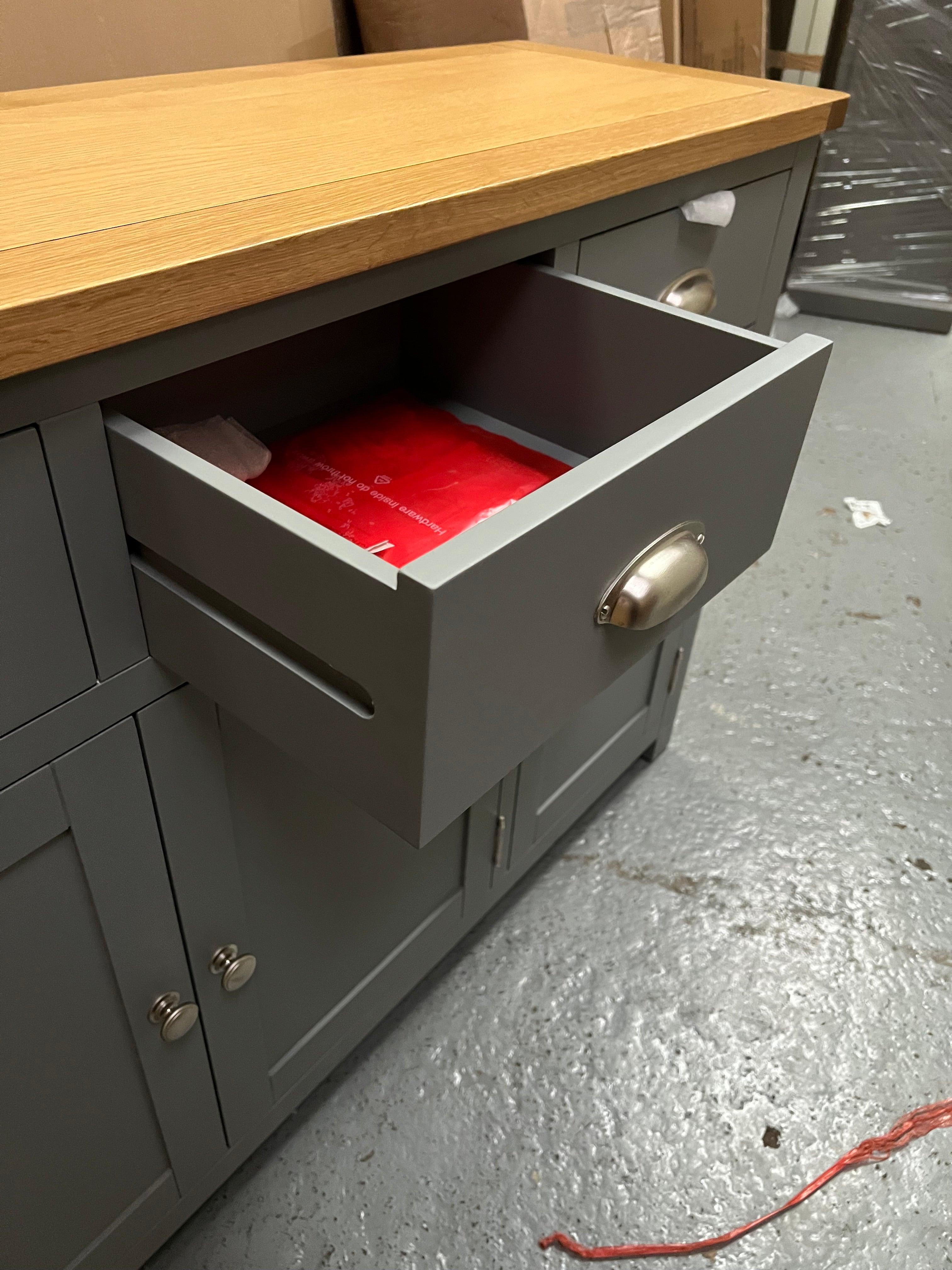 Sussex Storm Grey Large Sideboard furniture delivered