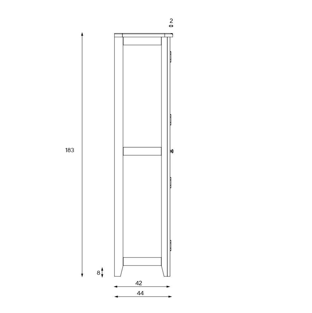 Chester Dove Grey Shaker Cupboard furniture delivered