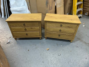 Set Of 2 ELKSTONE MELLOW OAK
Large 3 Drawer Bedside Quality Furniture Clearance Ltd