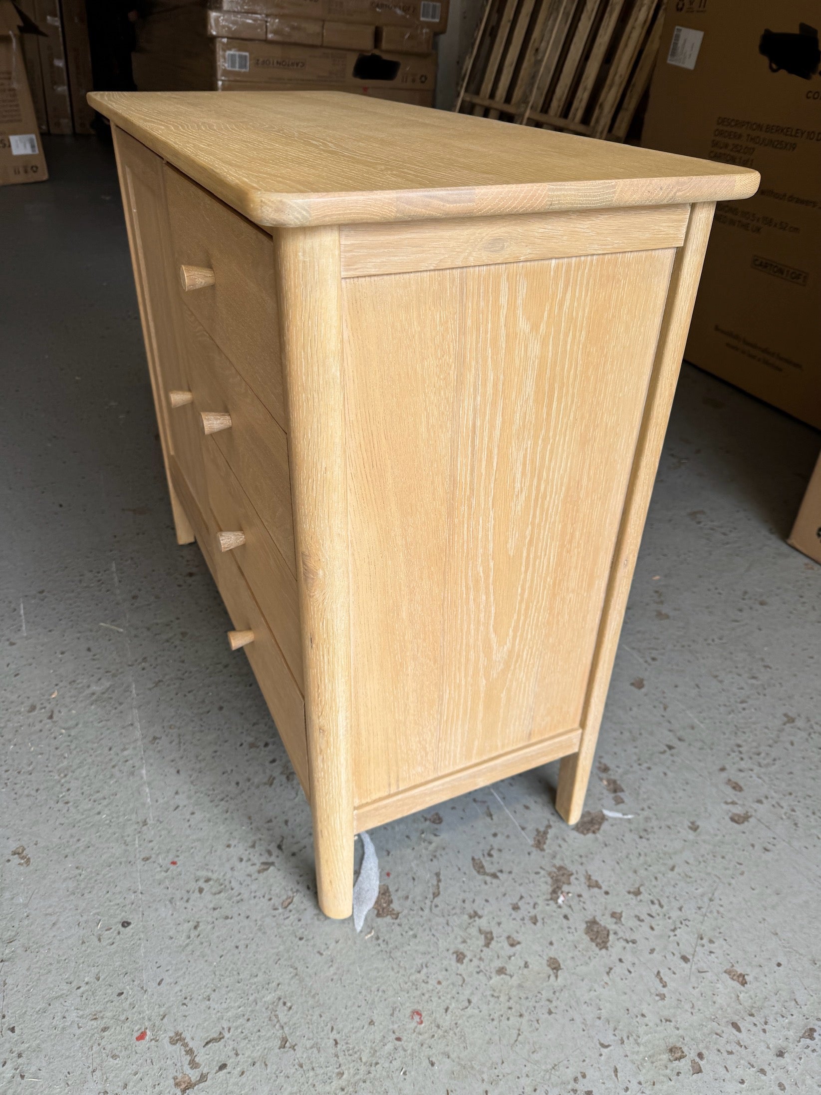BERKELEY NORDIC OAK Small Sideboard Quality Furniture Clearance Ltd