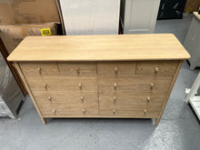 Load image into Gallery viewer, BERKELEY NORDIC OAK
10 Drawer Chest Quality Furniture Clearance Ltd
