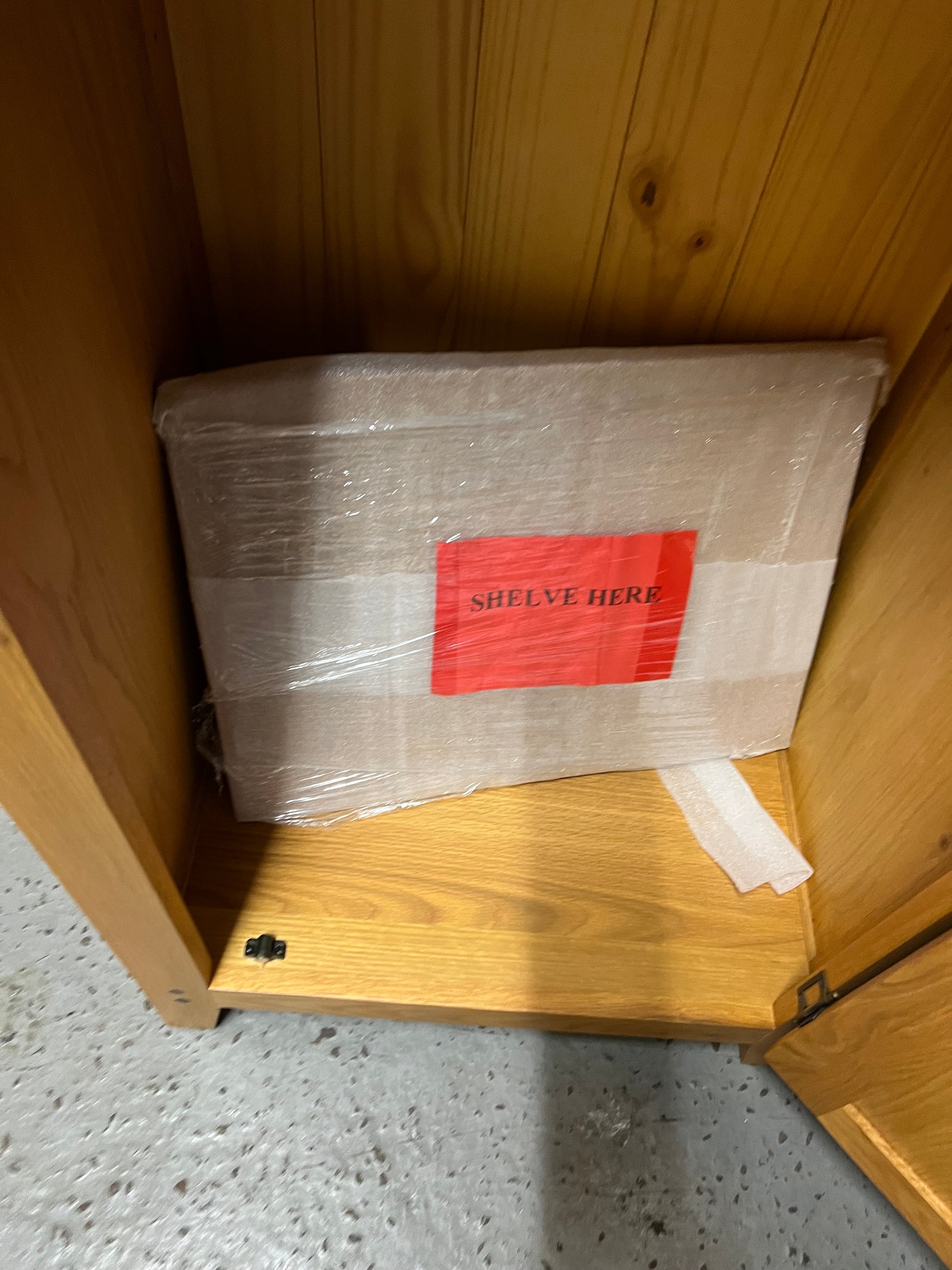 Oak Shaker Cupboard furniture delivered