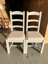 Load image into Gallery viewer, 4 x CHESTER DOVE GREY
Ladderback Dining Chairs Quality Furniture Clearance Ltd
