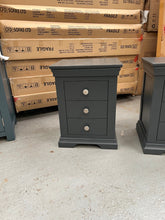 Load image into Gallery viewer, CHANTILLY DUSKY BLACK Set of 2 Bedside Tables Quality Furniture Clearance Ltd
