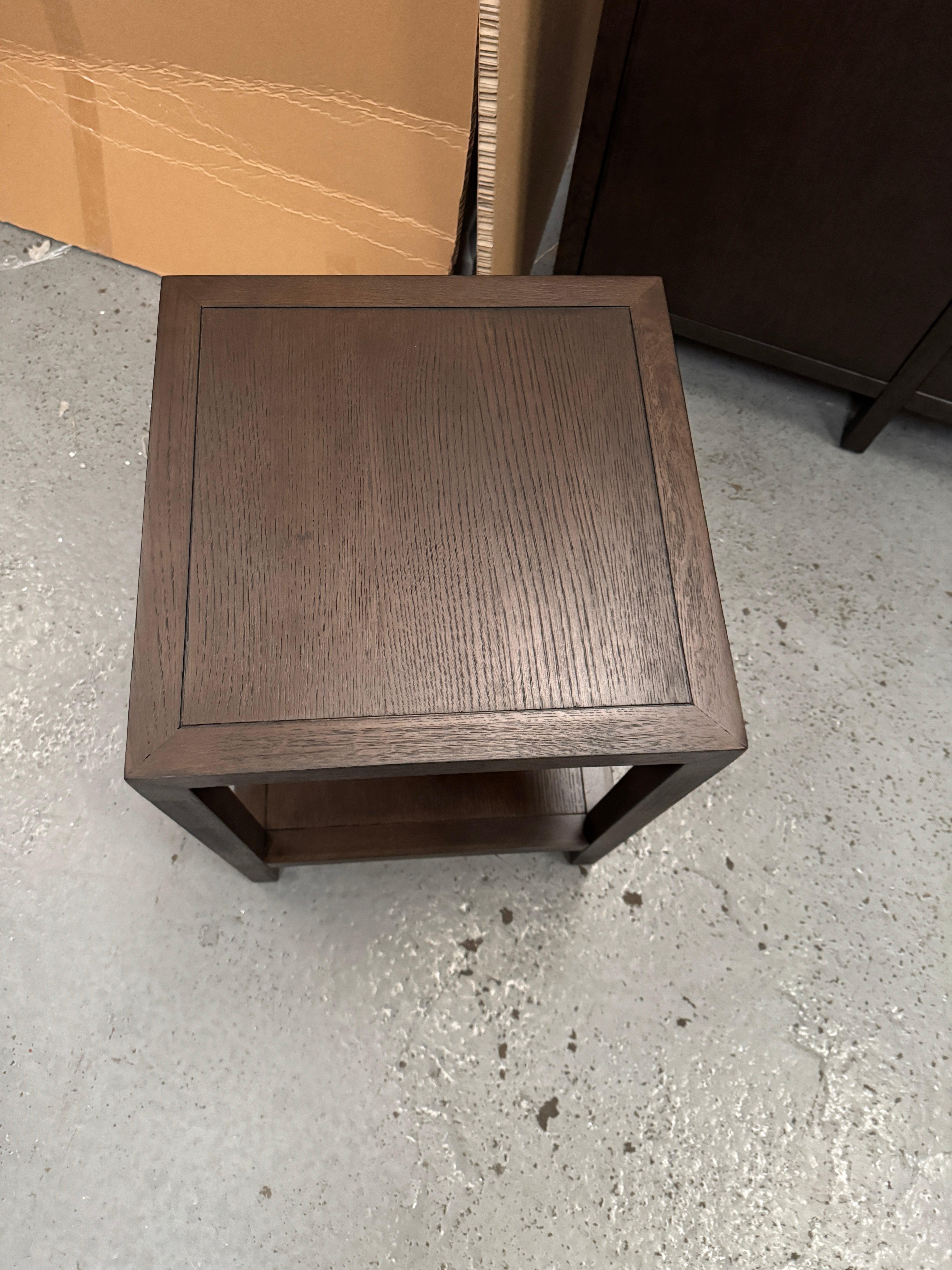 BLOCKLEY BROWN OAK Side table Quality Furniture Clearance Ltd