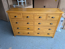 Load image into Gallery viewer, Oakland Rustic Oak 10 Drawer Chest Quality Furniture Clearance Ltd
