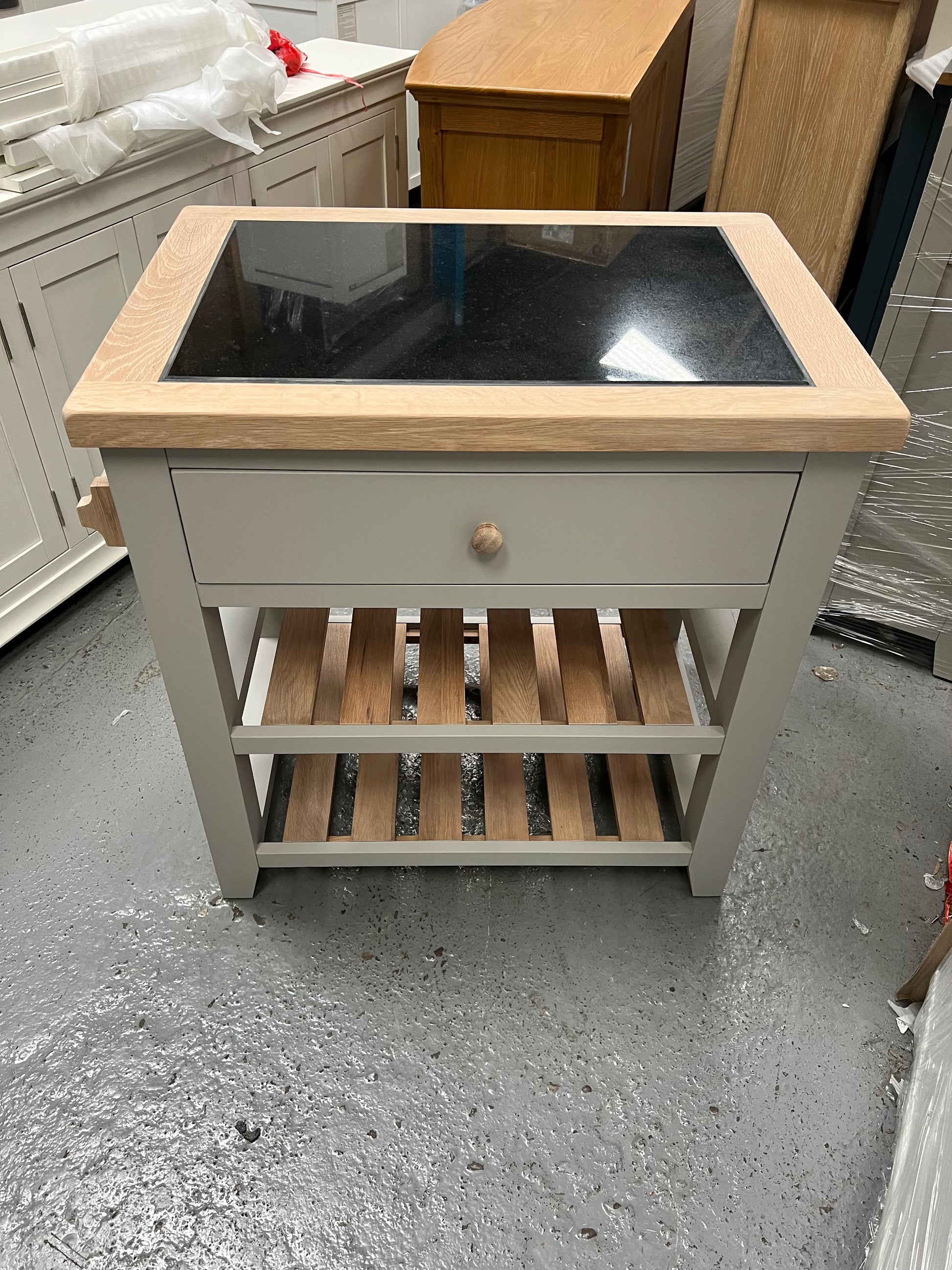 CHESTER DOVE GREY
Small Kitchen Island with Granite Top Quality Furniture Clearance Ltd