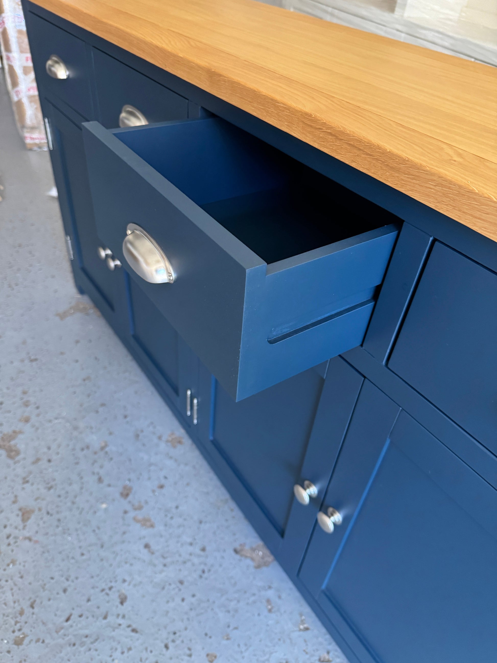 SUSSEX MIDNIGHT BLUE Extra Large Sideboard furniture delivered