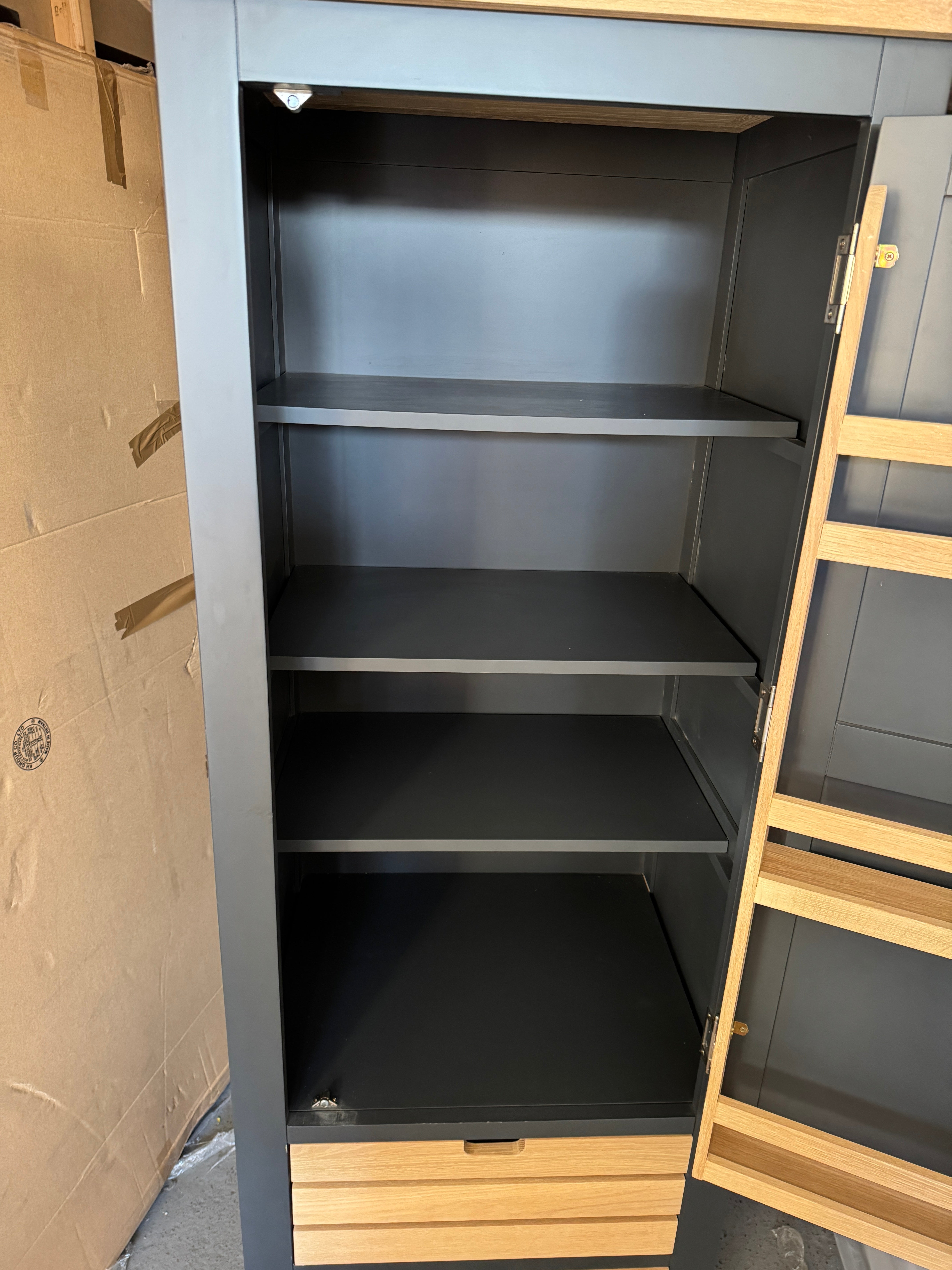 CHESTER CHARCOAL 
Narrow Larder Quality Furniture Clearance Ltd