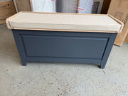 Chester Charcoal Large Shoe Storage Trunk and Bench furniture delivered