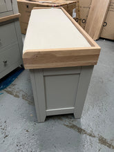 Load image into Gallery viewer, Chester Dove Grey Large Shoe Storage Trunk and Bench furniture delivered
