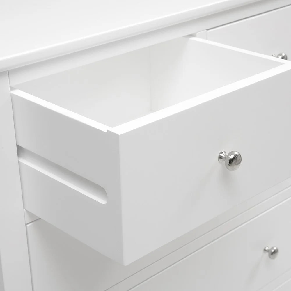 SIMPLY COTSWOLD PURE WHITE
5 Drawer Chest Quality Furniture Clearance Ltd