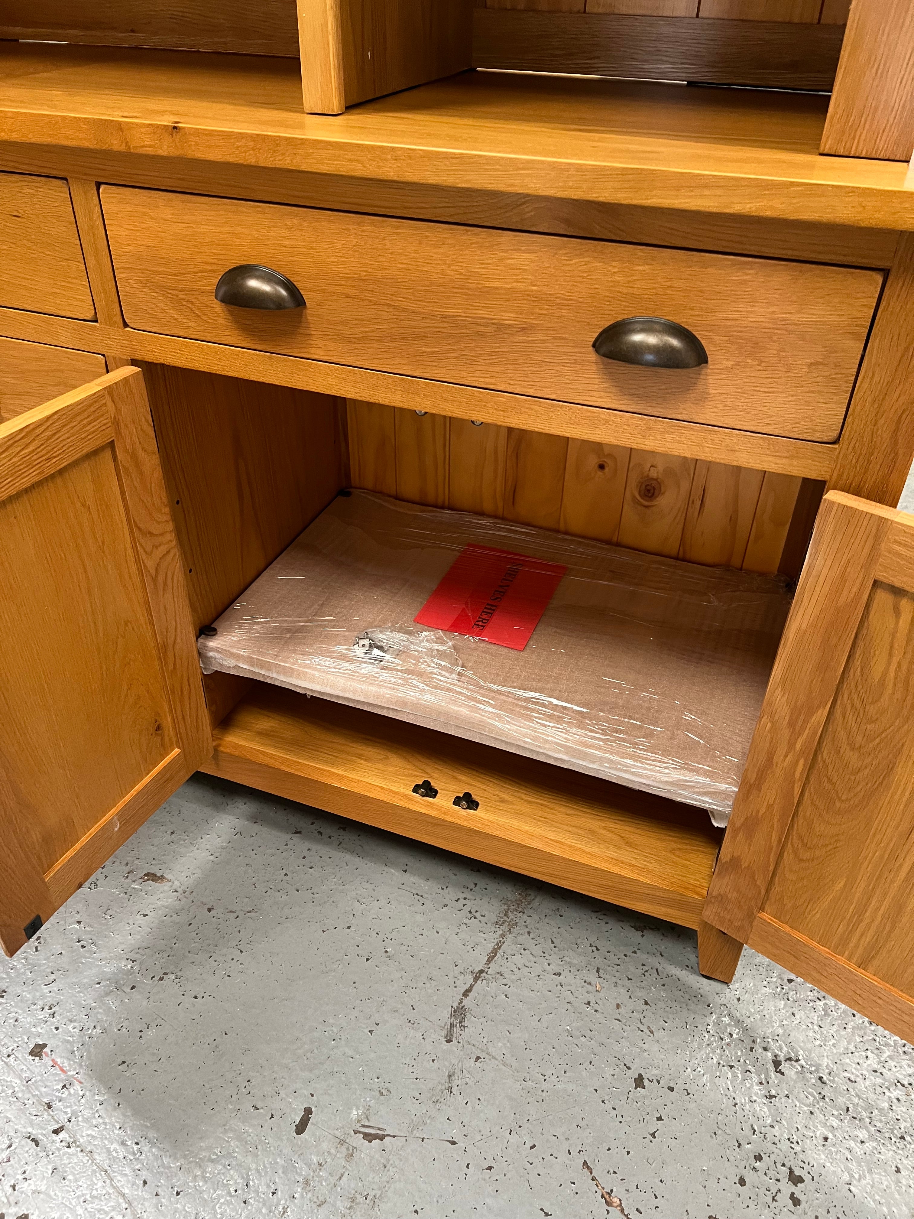 Oakland Rustic Oak Grand Dresser Quality Furniture Clearance Ltd