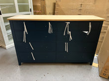 Load image into Gallery viewer, Chester Midnight Blue 10 Drawer Chest Quality Furniture Clearance Ltd
