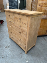 Load image into Gallery viewer, INGLESHAM WHITEWASH OAK 7 Drawer Chest Quality Furniture Clearance Ltd
