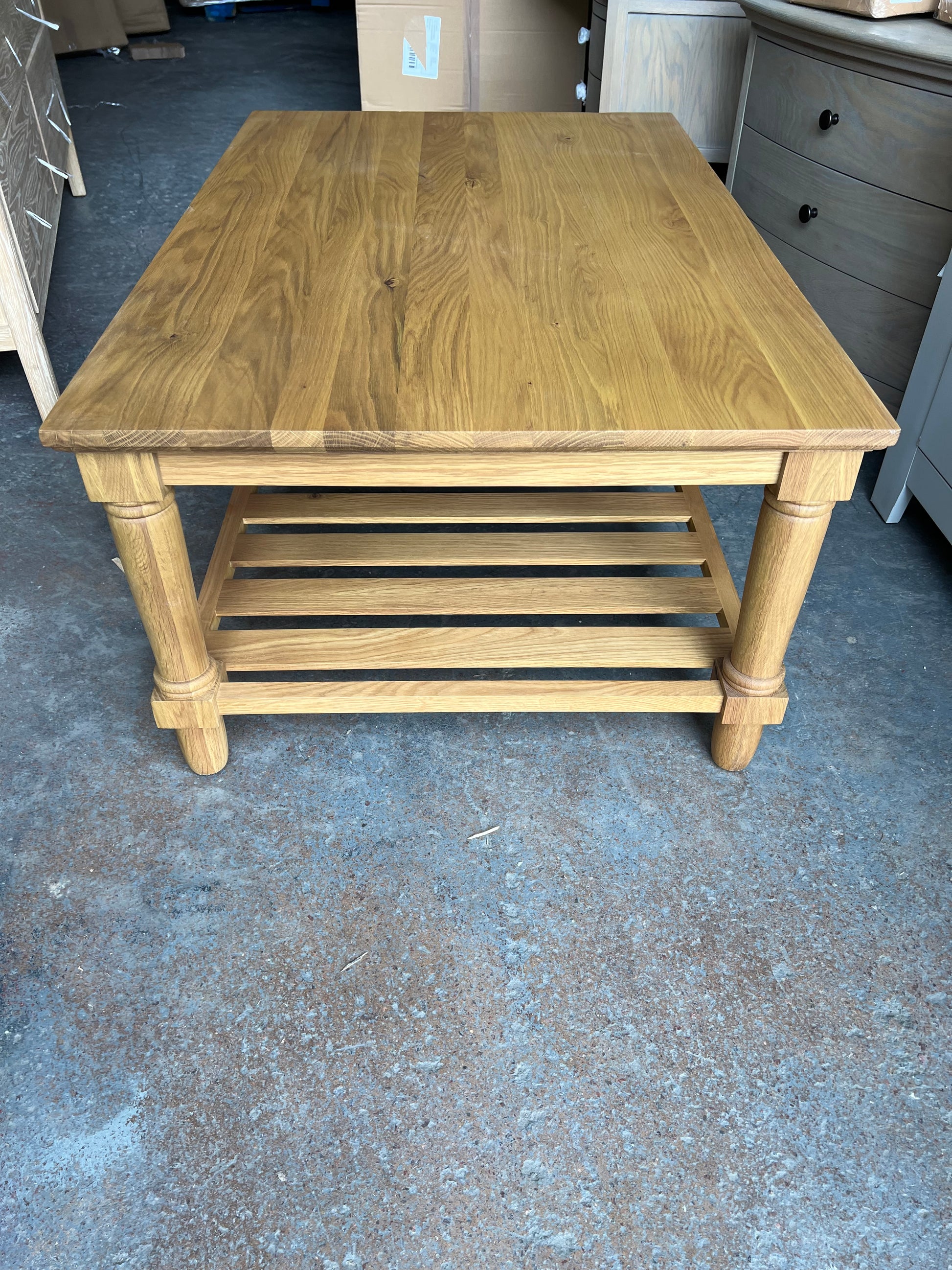 ELKSTONE MELLOW OAK Coffee Table Quality Furniture Clearance Ltd