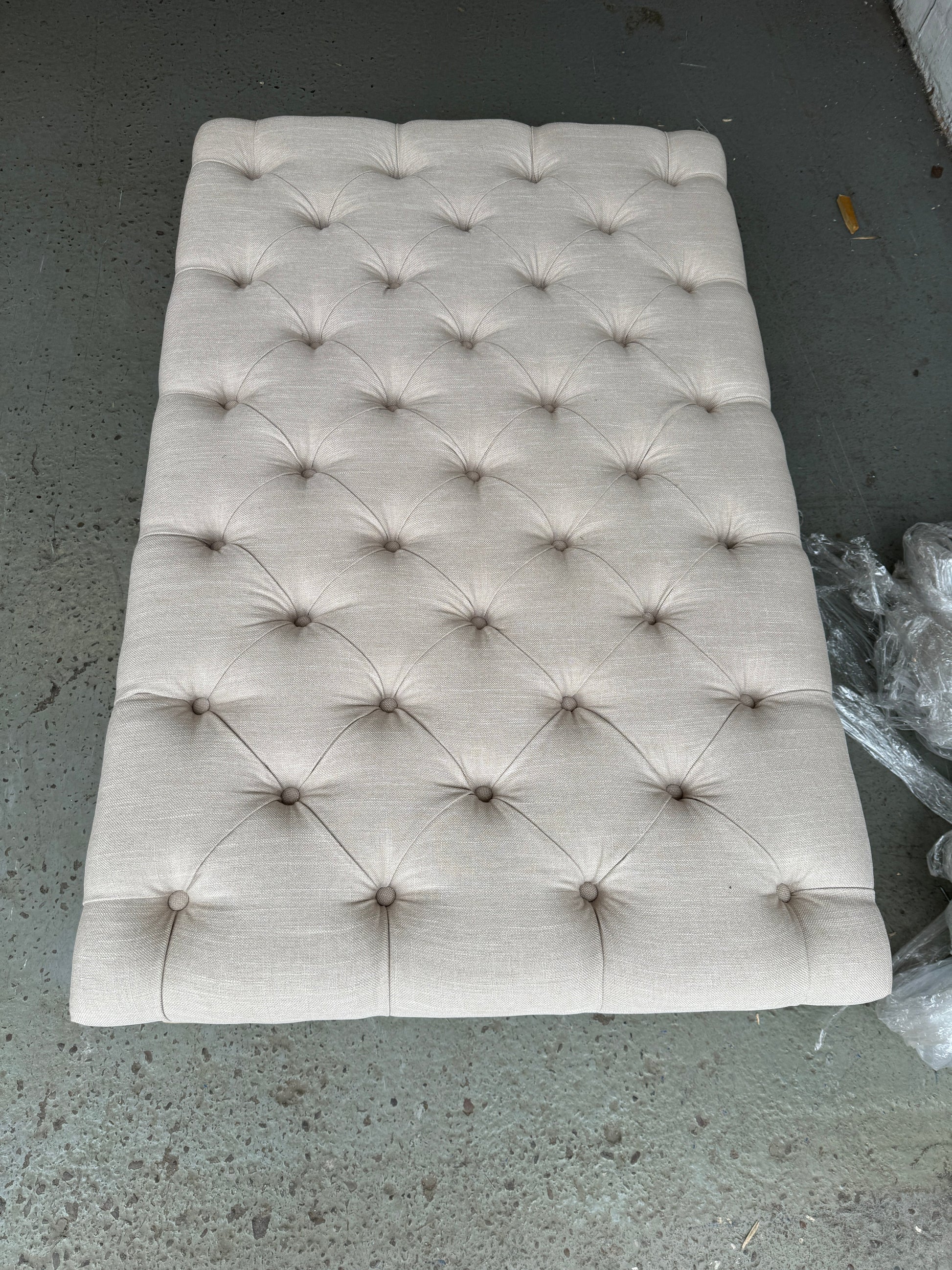 CLOVER
Rectangular Coffee Table with Shelf- Stone Linen Quality Furniture Clearance Ltd