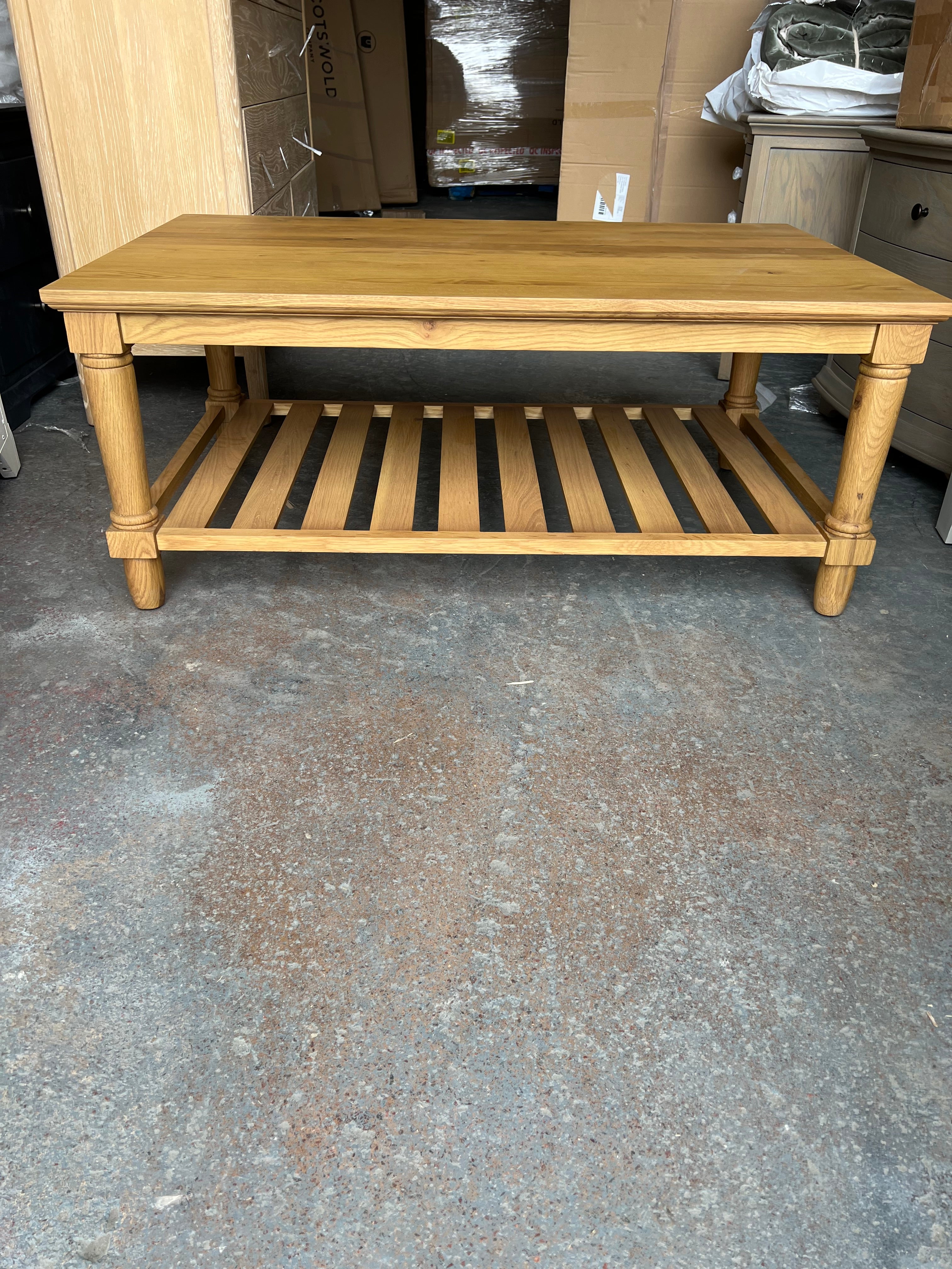 ELKSTONE MELLOW OAK Coffee Table Quality Furniture Clearance Ltd