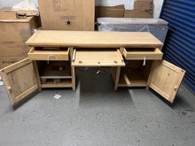 Load image into Gallery viewer, INGLESHAM WHITEWASH OAK
Double Pedestal Desk Quality Furniture Clearance Ltd
