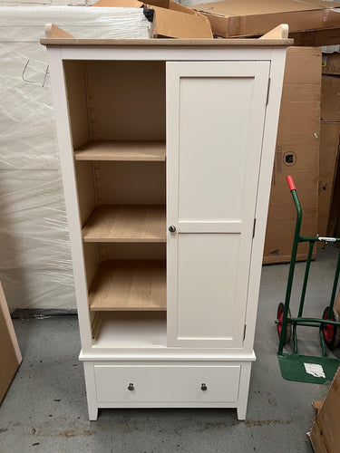 CHESTER PURE WHITE Open Petite Wardrobe Quality Furniture Clearance Ltd