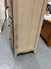 Load image into Gallery viewer, Camille Limewash Oak Tall 5 Drawer Chest Quality Furniture Clearance Ltd
