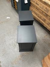 Load image into Gallery viewer, CHANTILLY DUSKY BLACK Set of 2 Bedside Tables Quality Furniture Clearance Ltd
