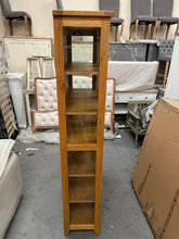 Load image into Gallery viewer, OAKLAND RUSTIC OAK
New Glass Display Cabinet Quality Furniture Clearance Ltd
