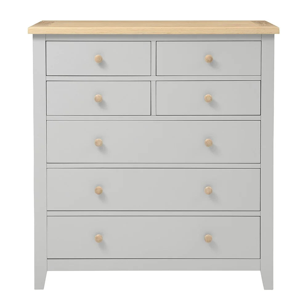 CHESTER DOVE GREY
7 Drawer Chest Quality Furniture Clearance Ltd