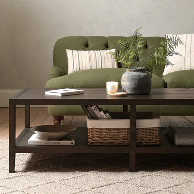 BLOCKLEY BROWN OAK Large Coffee Table