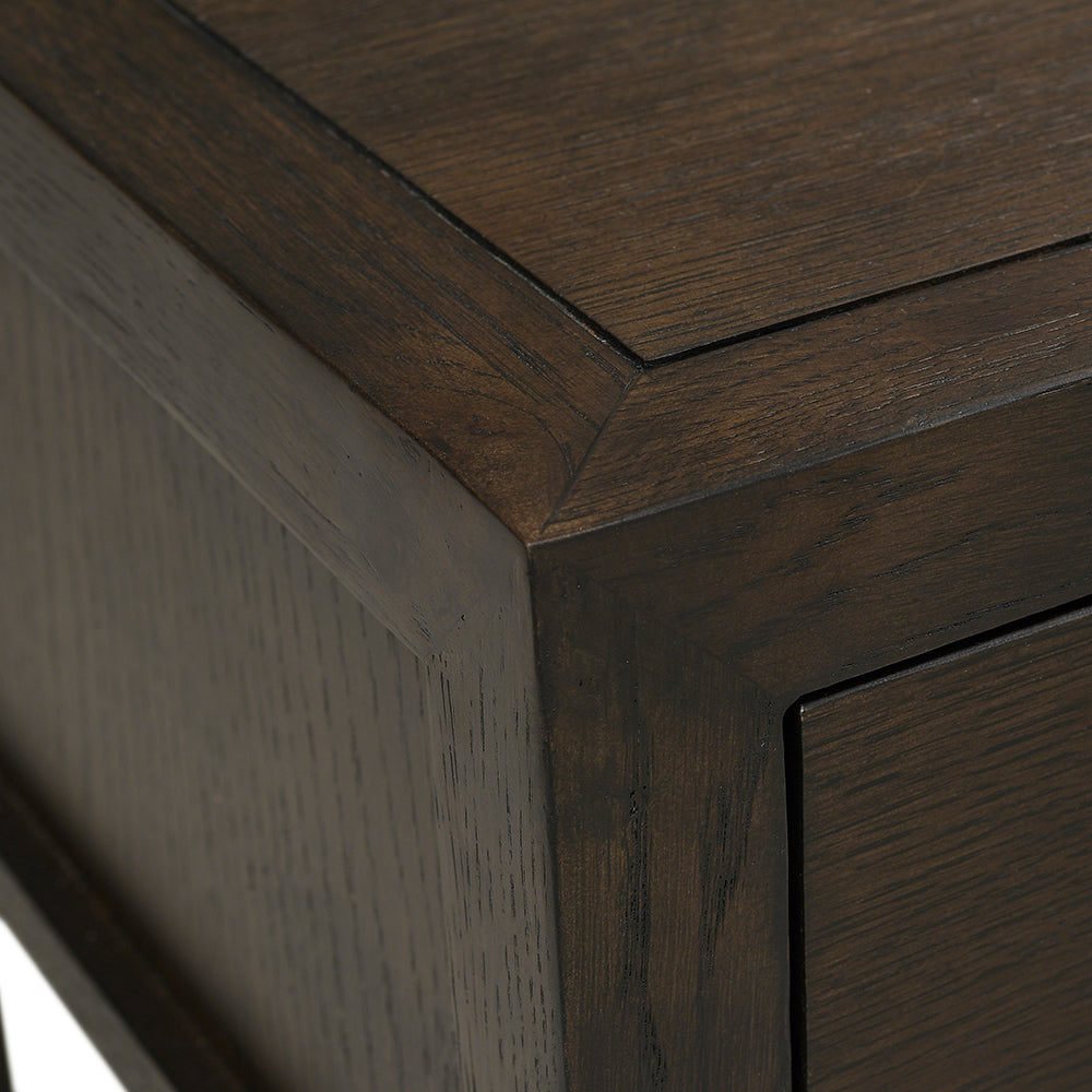 BLOCKLEY BROWN OAK Hallway/Console table Quality Furniture Clearance Ltd