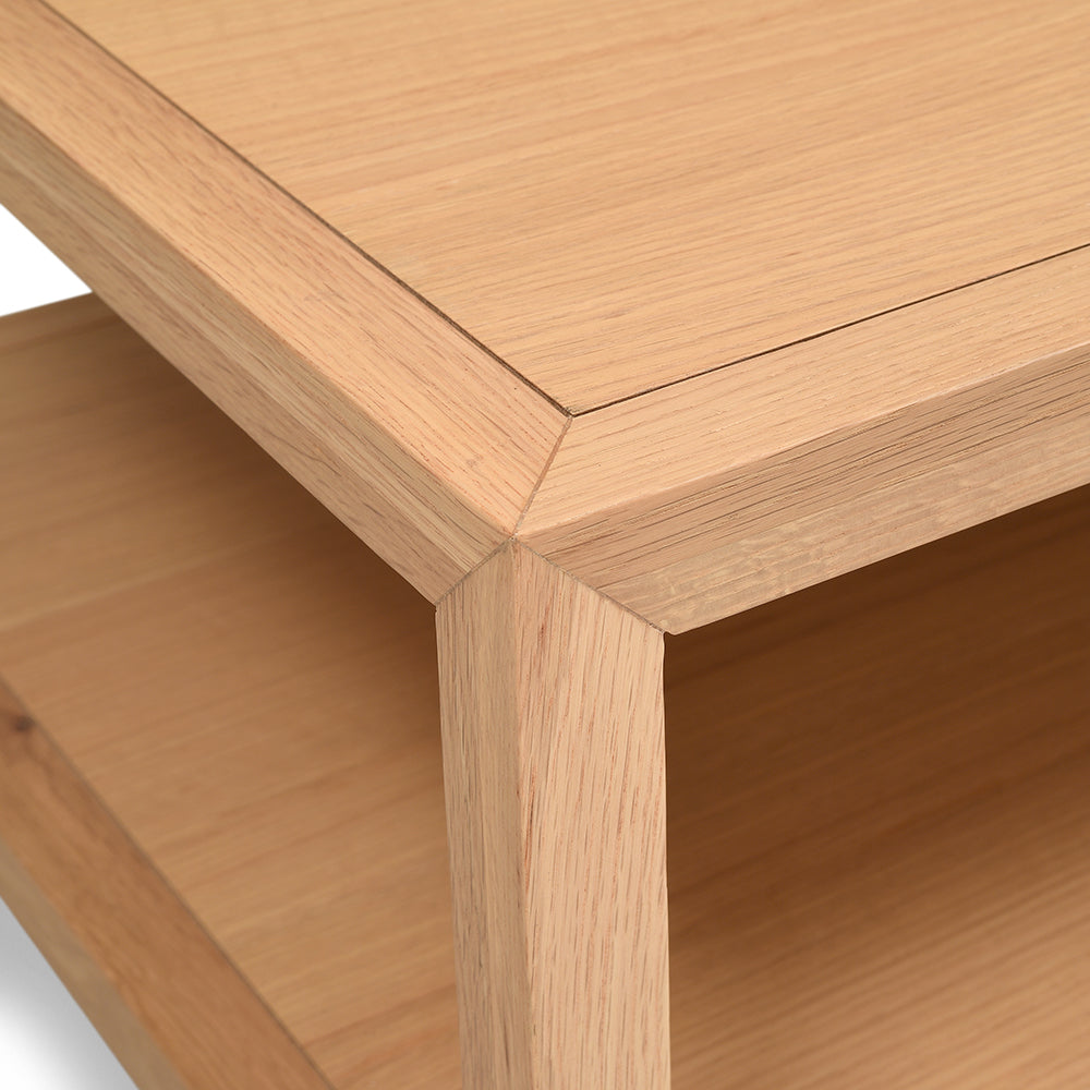 BLOCKLEY LIGHT OAK Large Coffee Table Quality Furniture Clearance Ltd