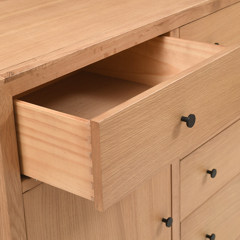 BLOCKLEY LIGHT OAK Extra Large Sideboard (Copy) Quality Furniture Clearance Ltd