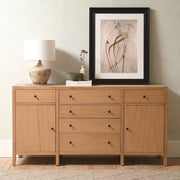 BLOCKLEY LIGHT OAK Extra Large Sideboard (Copy) Quality Furniture Clearance Ltd