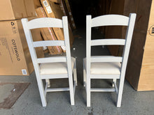 Load image into Gallery viewer, 4 x CHESTER DOVE GREY
Ladderback Dining Chairs Quality Furniture Clearance Ltd
