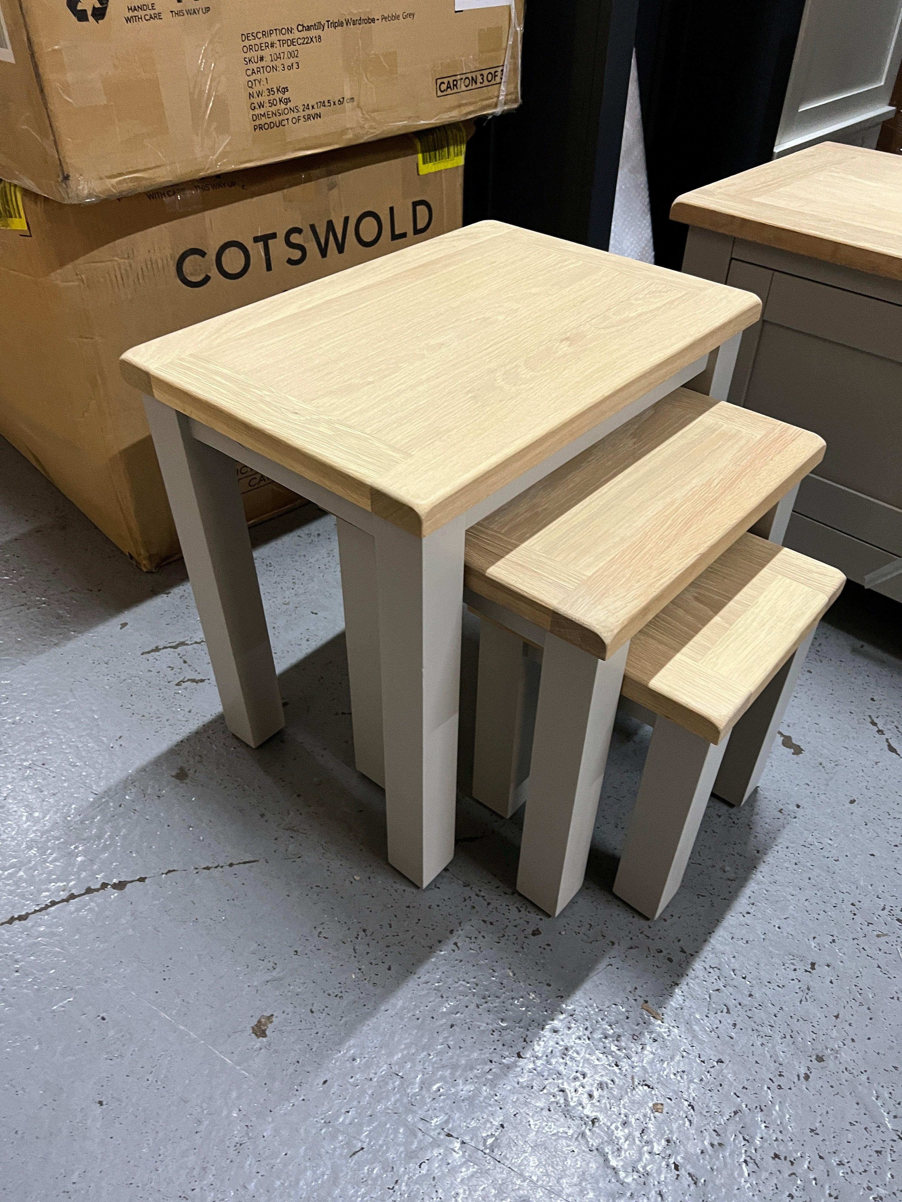 CHESTER DOVE GREY
Nest of Tables Quality Furniture Clearance Ltd