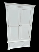 Load image into Gallery viewer, Chantilly warm white double wardrobe. furniture delivered

