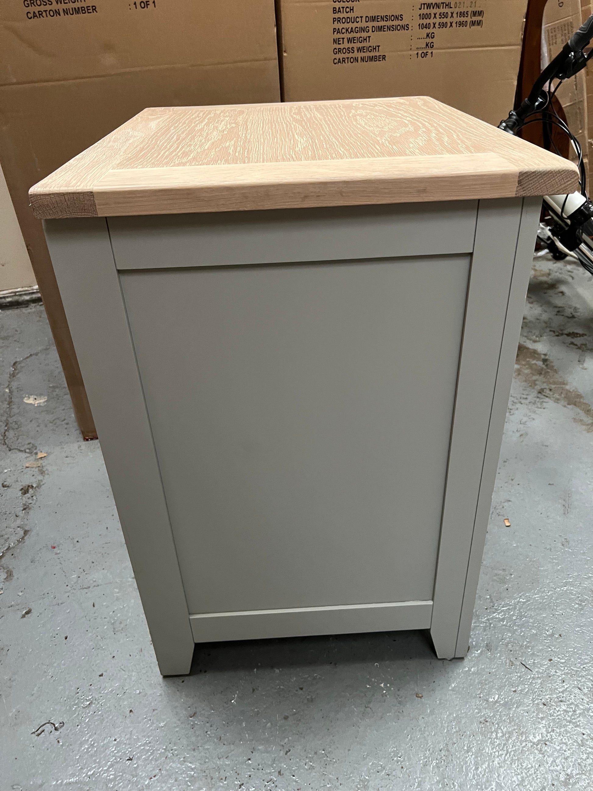 Chester Dove Grey Printer and Paper Storage Quality Furniture Clearance Ltd