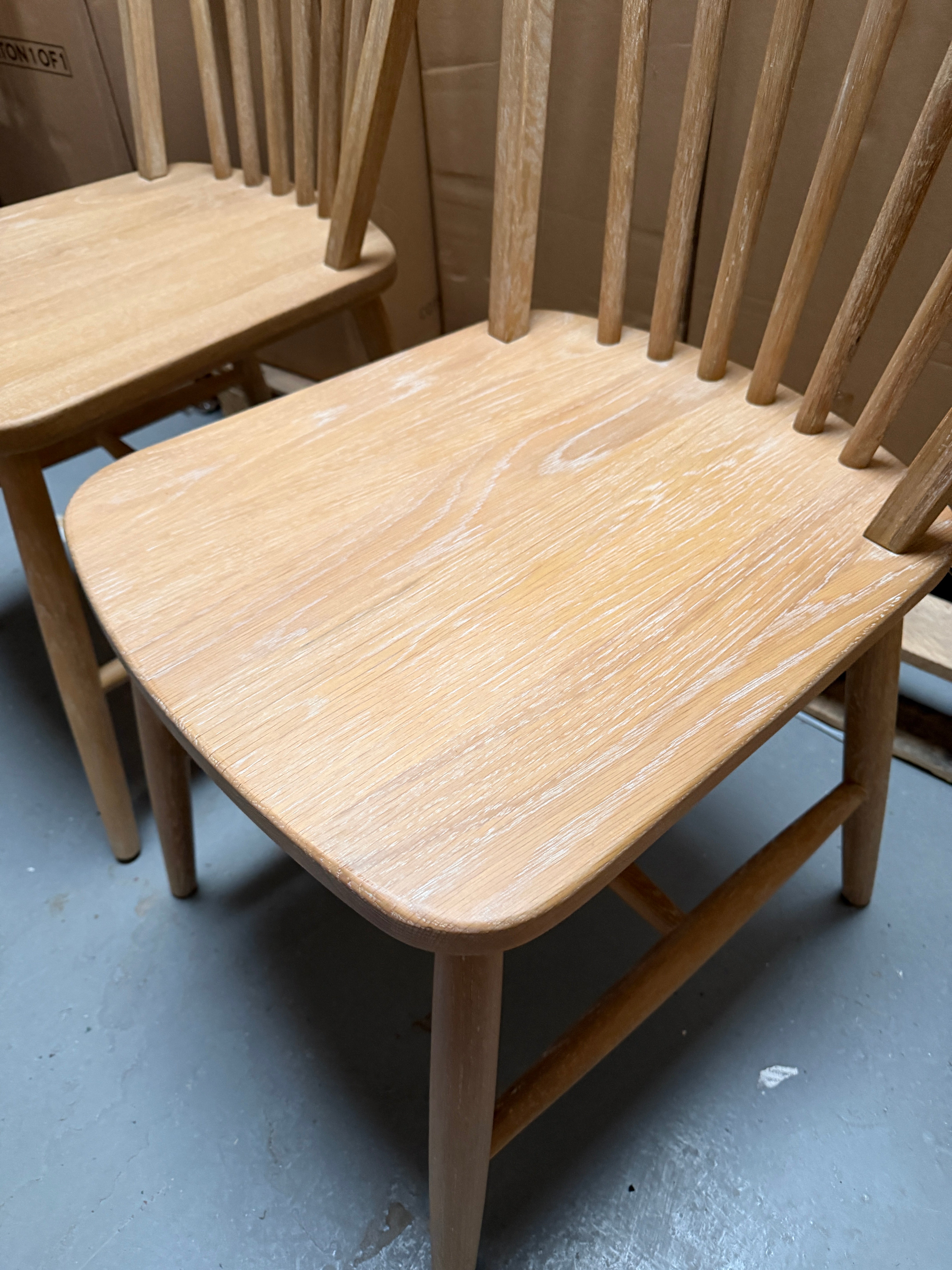 BERKELEY NORDIC OAK
Set of 4 Dining Chairs Quality Furniture Clearance Ltd