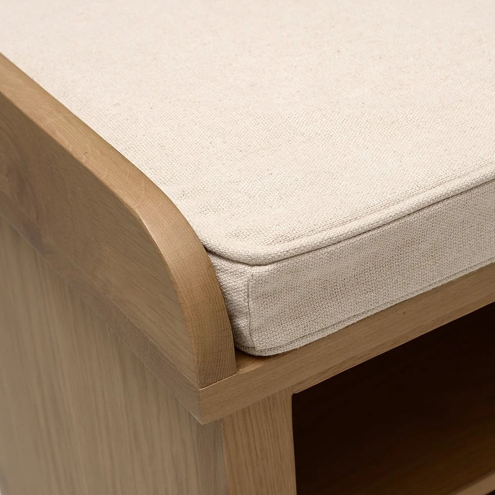 ELKSTONE MELLOW OAK
Extra Large Shoe Bench Quality Furniture Clearance Ltd