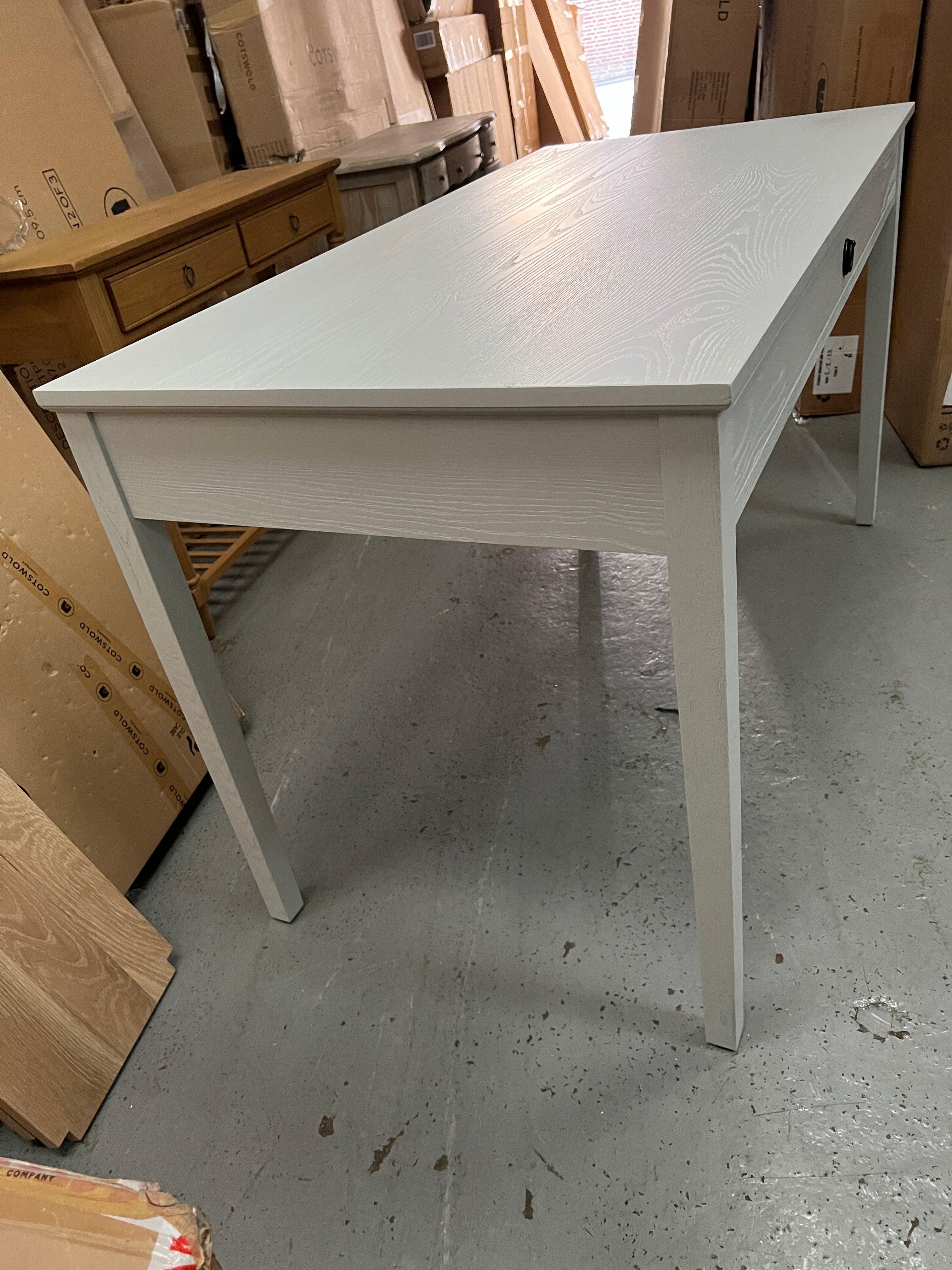CHARLBURY MINERAL GREY Large Desk Quality Furniture Clearance Ltd