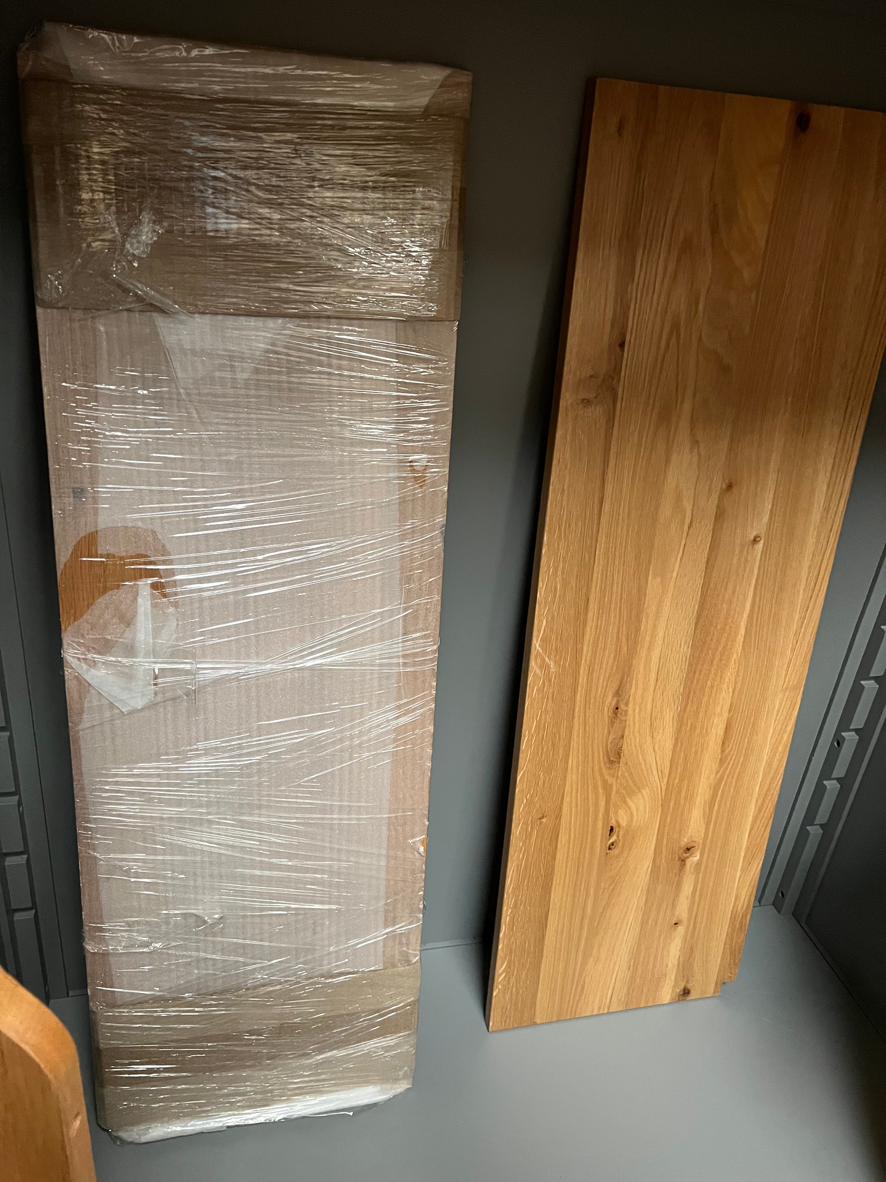 Sussex Storm Grey Double Larder. furniture delivered