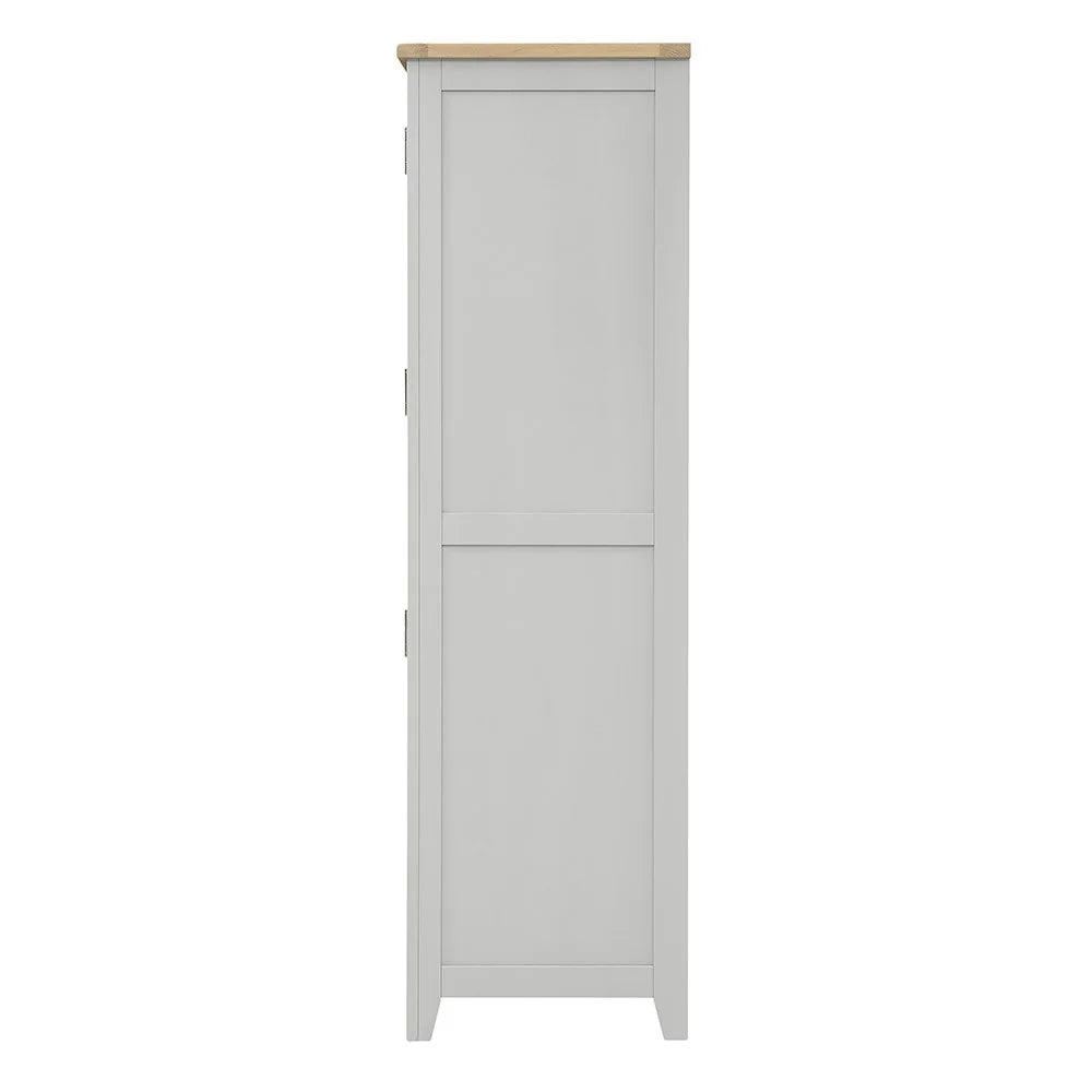 Chester Dove Grey Narrow Larder Quality Furniture Clearance Ltd