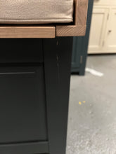 Load image into Gallery viewer, Chester Charcoal Large Shoe Storage Trunk and Bench furniture delivered
