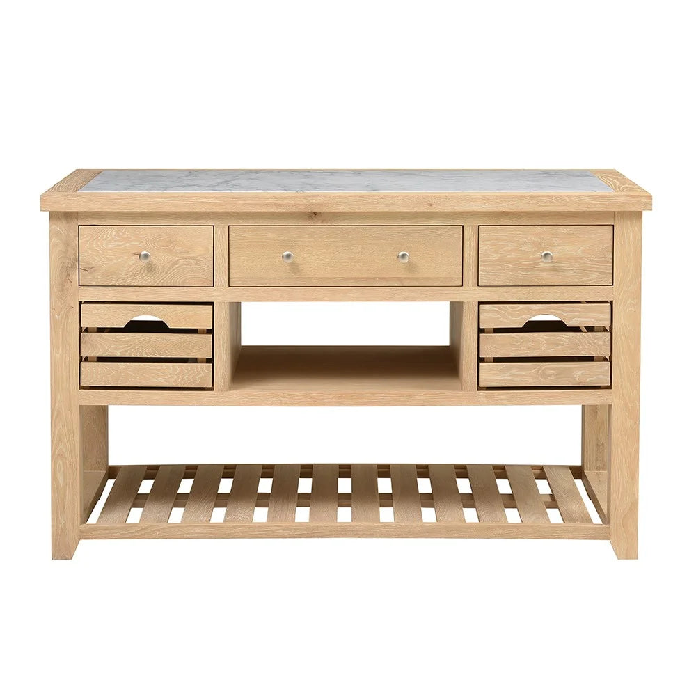 INGLESHAM WHITEWASH OAK
Kitchen Island Quality Furniture Clearance Ltd